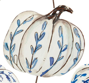 Chinoiserie Pumpkin Stake