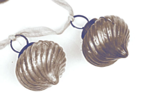 Embossed Mercury Glass Mini Ornament