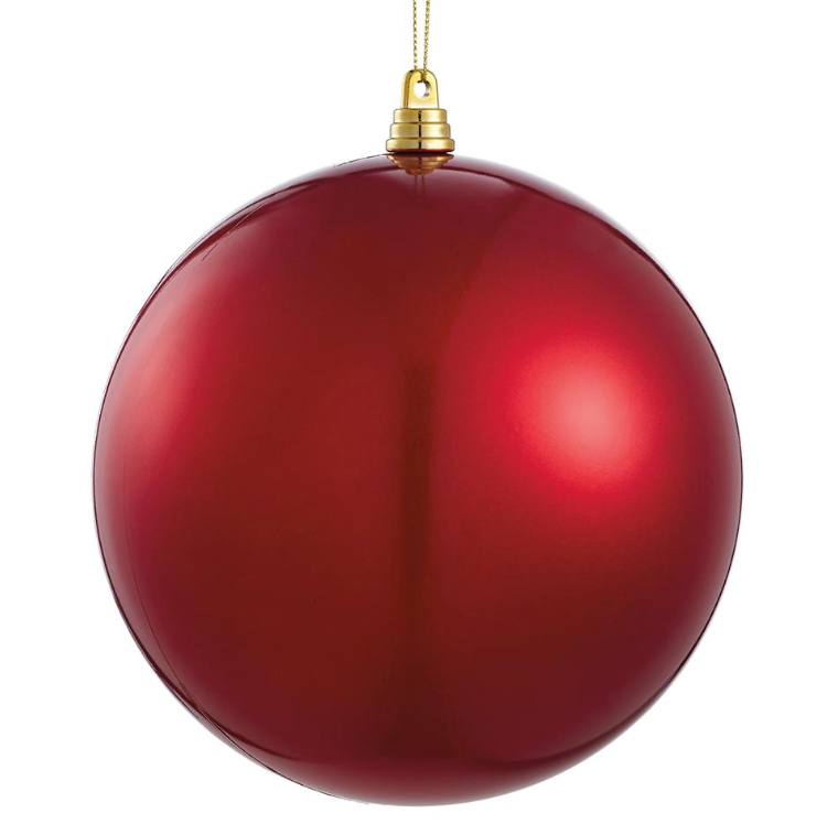 Pearlized Red Ornament