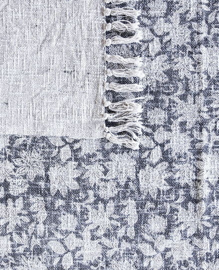 Handloomed Slub Cotton Throw