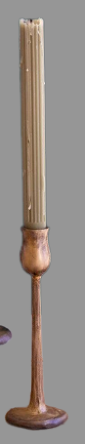 Antique Brass Taper Candleholder