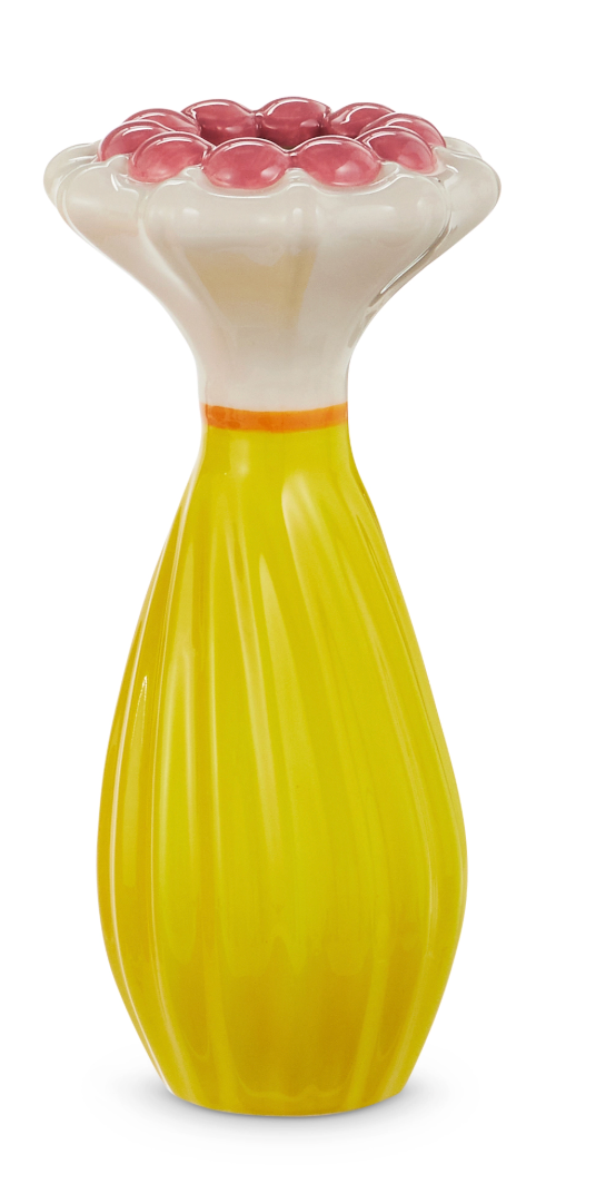 Ruffled Whimsy Bud Vases