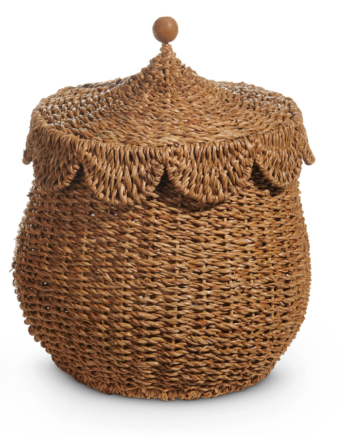 Natural Lidded Baskets
