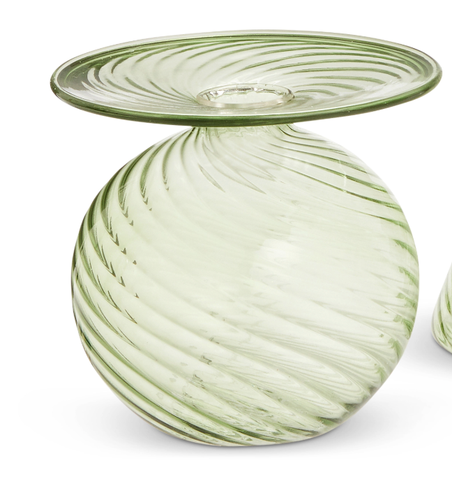 Sage Green Candle Holder