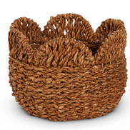 Woven Scalloped Baskets