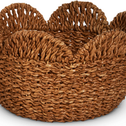 Woven Scalloped Baskets