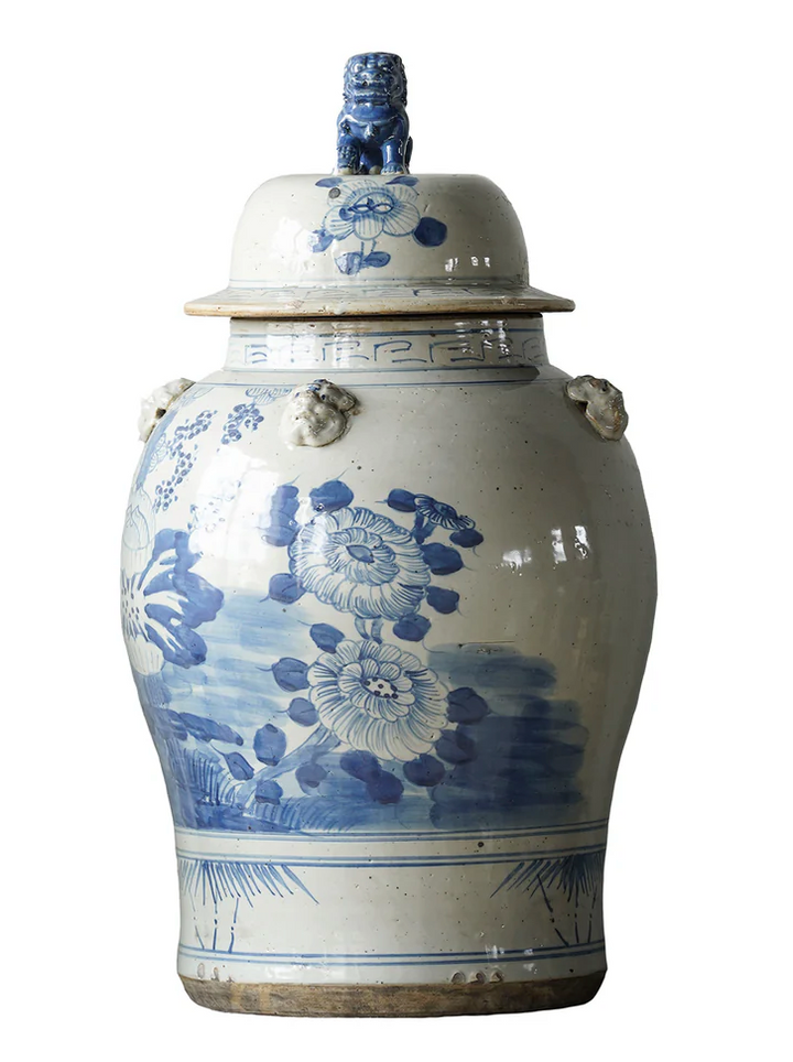 Hand-Painted Temple Jar