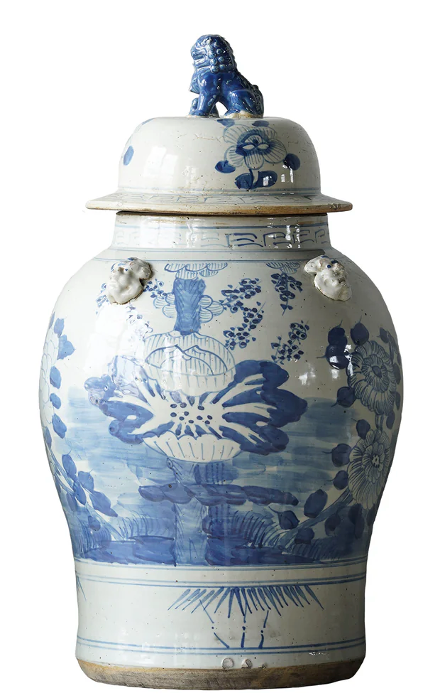 Hand-Painted Temple Jar