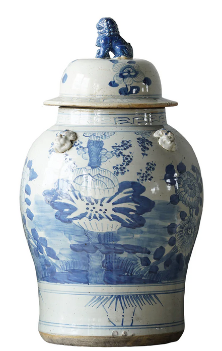 Hand-Painted Temple Jar
