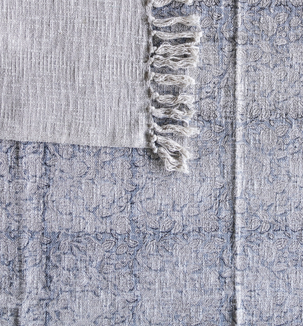 Handloomed Slub Cotton Throw
