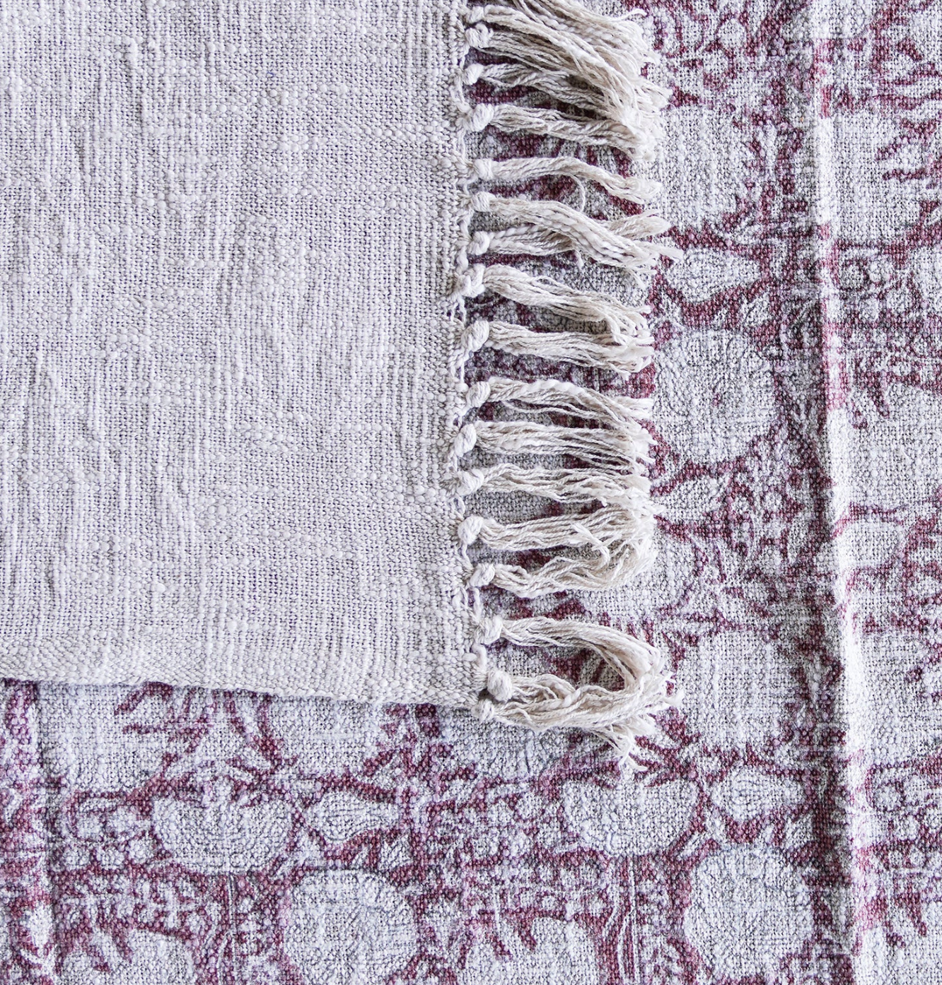 Handloomed Slub Cotton Throw