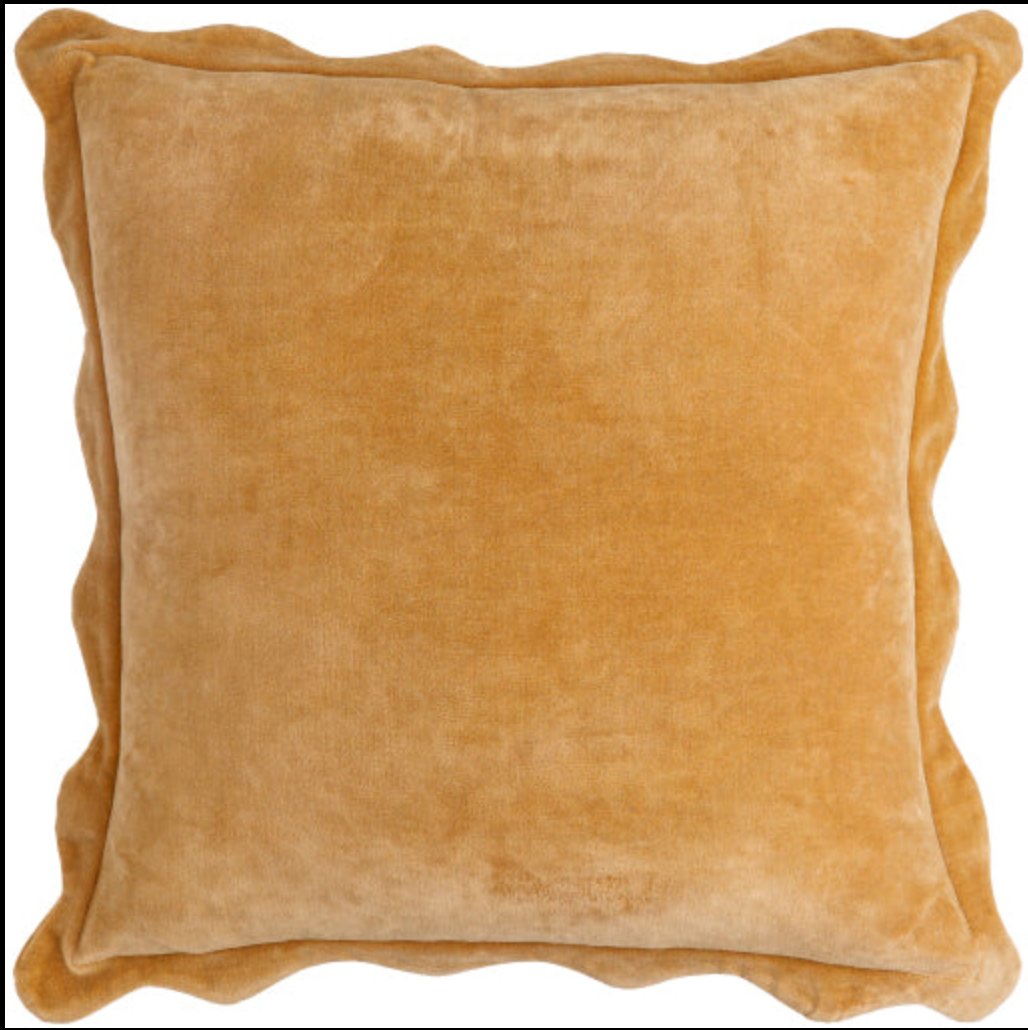 Rosette Scallop Pillow
