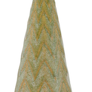 Ceramic Tree with Green Reactive Glaze