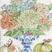 Fall Hydrangea Tea Towel
