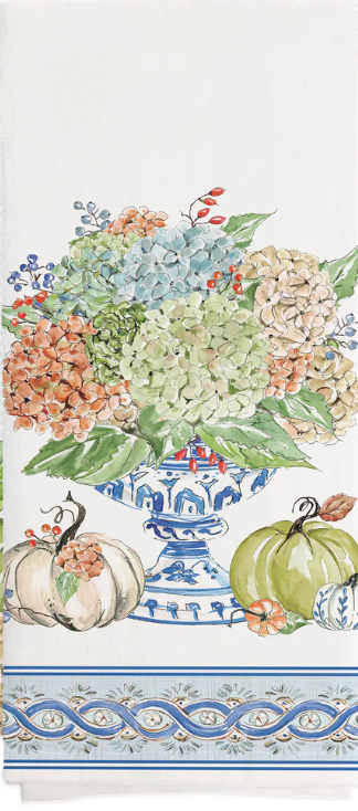 Fall Hydrangea Tea Towel