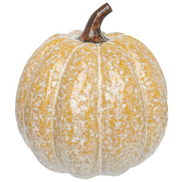 Yellow Reactive Glaze Pumpkin Small