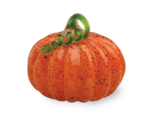 Orange Glass Pumpkin