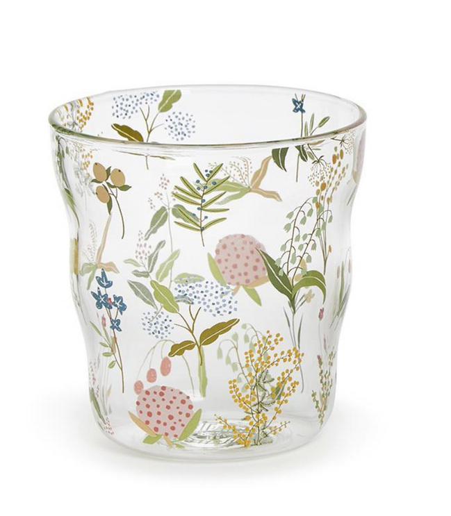 Botanical Bliss Drinking Glass