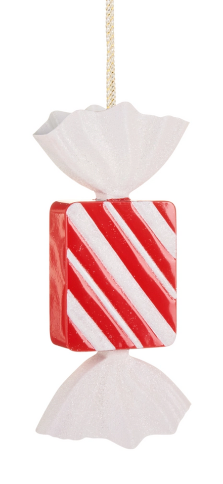 Red and White Candy Ornament
