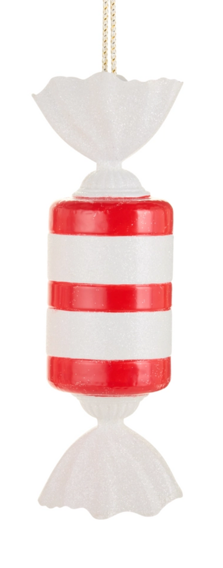 Red and White Candy Ornament