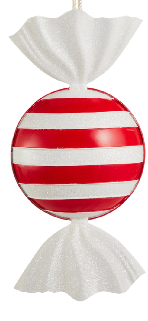 Red and White Candy Ornaments