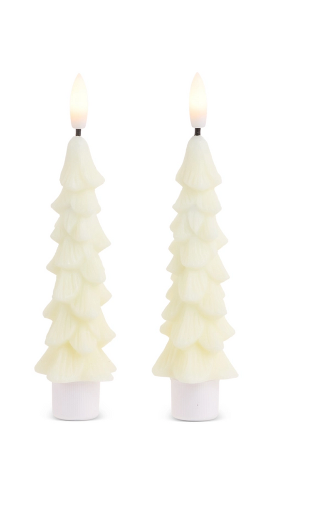 Ivory Tree Flameless Taper Holder