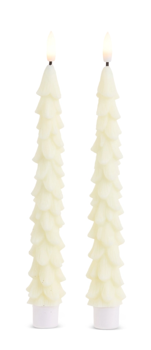 Ivory Tree Flameless Taper Holder