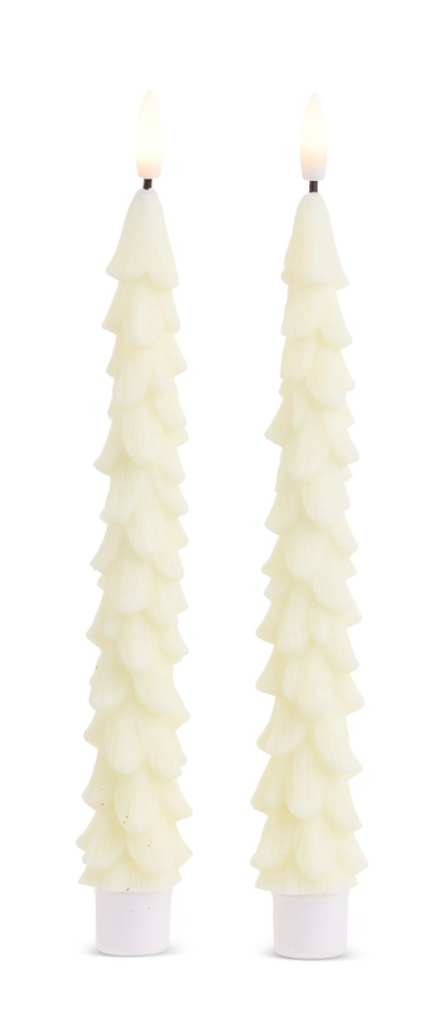 Ivory Tree Flameless Taper Holder