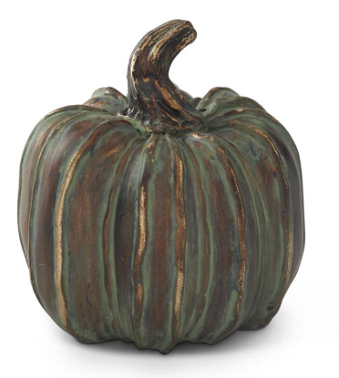 Resin Patina Copper Filler Pumpkins