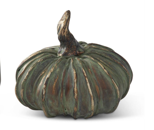 Resin Patina Copper Filler Pumpkins