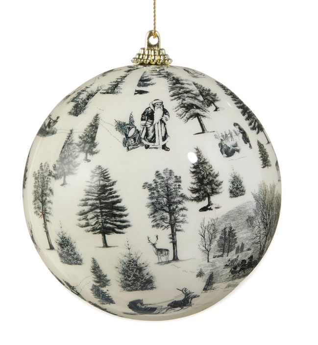 Through the Woods Ball Ornament