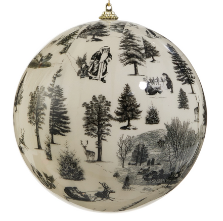 Through the Woods Ball Ornament