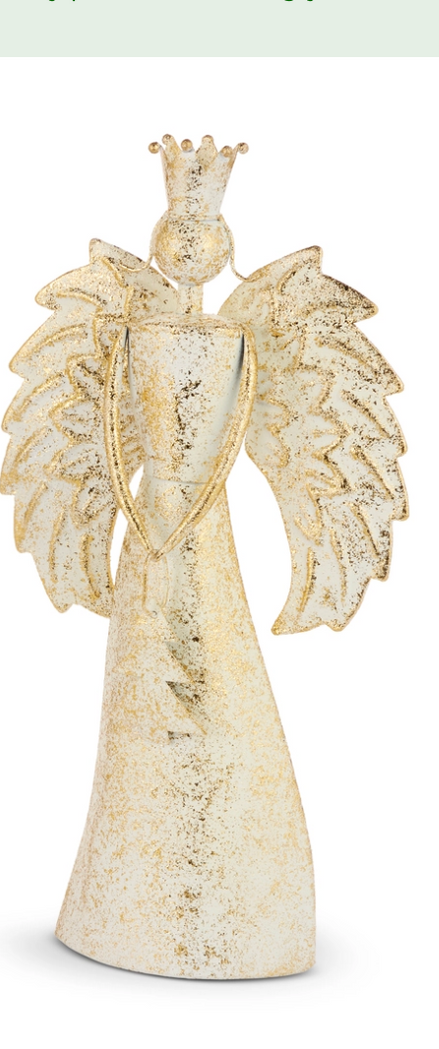 Gold Brush Ivory Angel