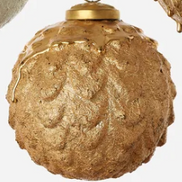 Textured Kugel Ornaments