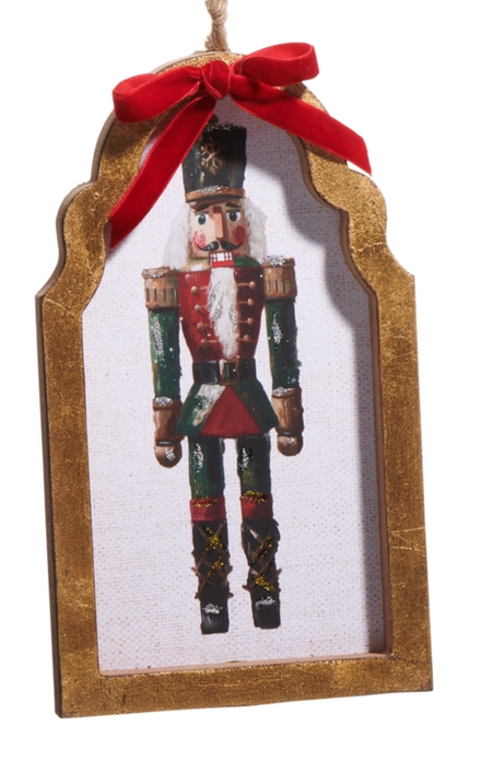 Framed Nutcracker Ornament