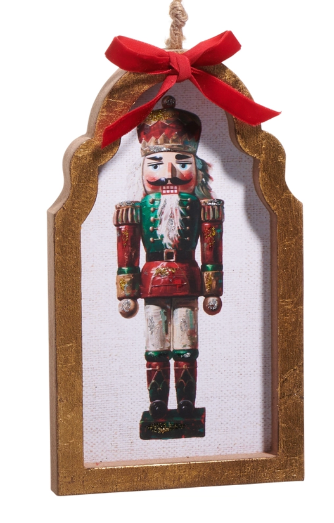 Framed Nutcracker Ornament