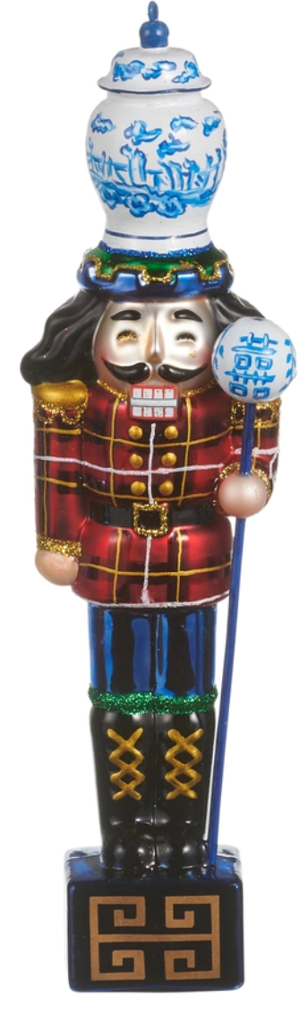8" Noble Nutcracker Ornament