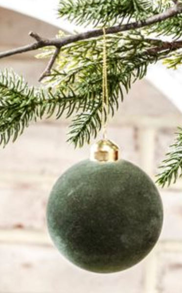 Velvet Ball Ornament