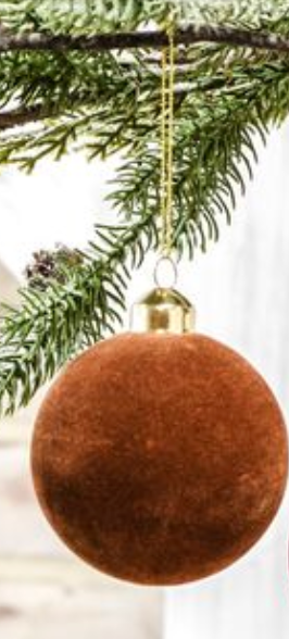 Velvet Ball Ornament