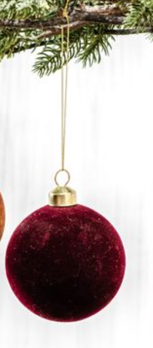 Velvet Ball Ornament