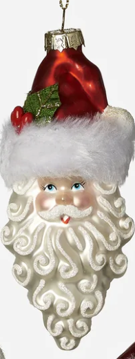 Santa Head Ornaments