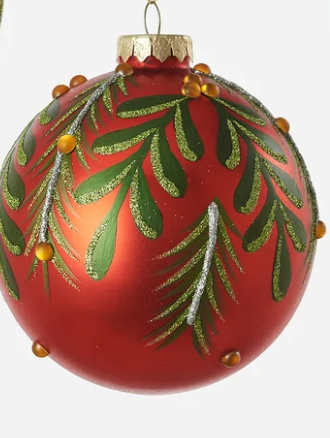 Mistletoe Ball Ornament