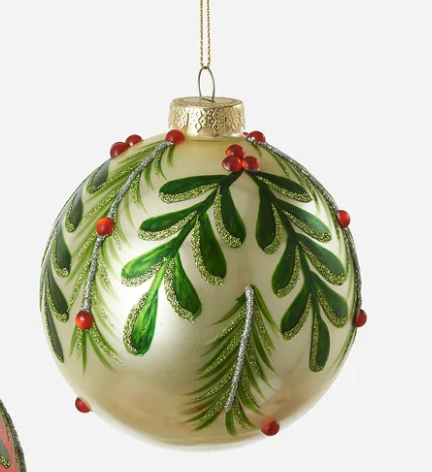Mistletoe Ball Ornament