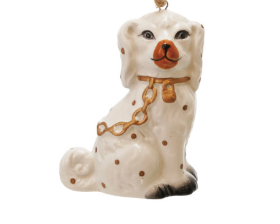 Ceramic Staffordshire Dog Ornament