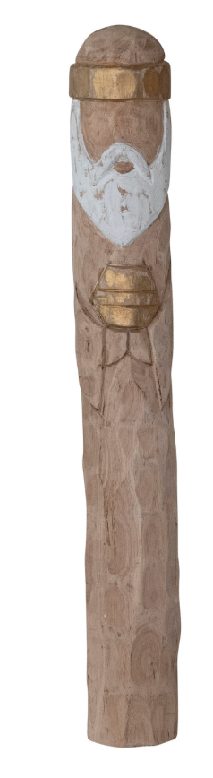 Hand-Carved & Painted Mango Wood Wiseman