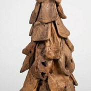 Hand Crafted Teakroot Christmas Tree