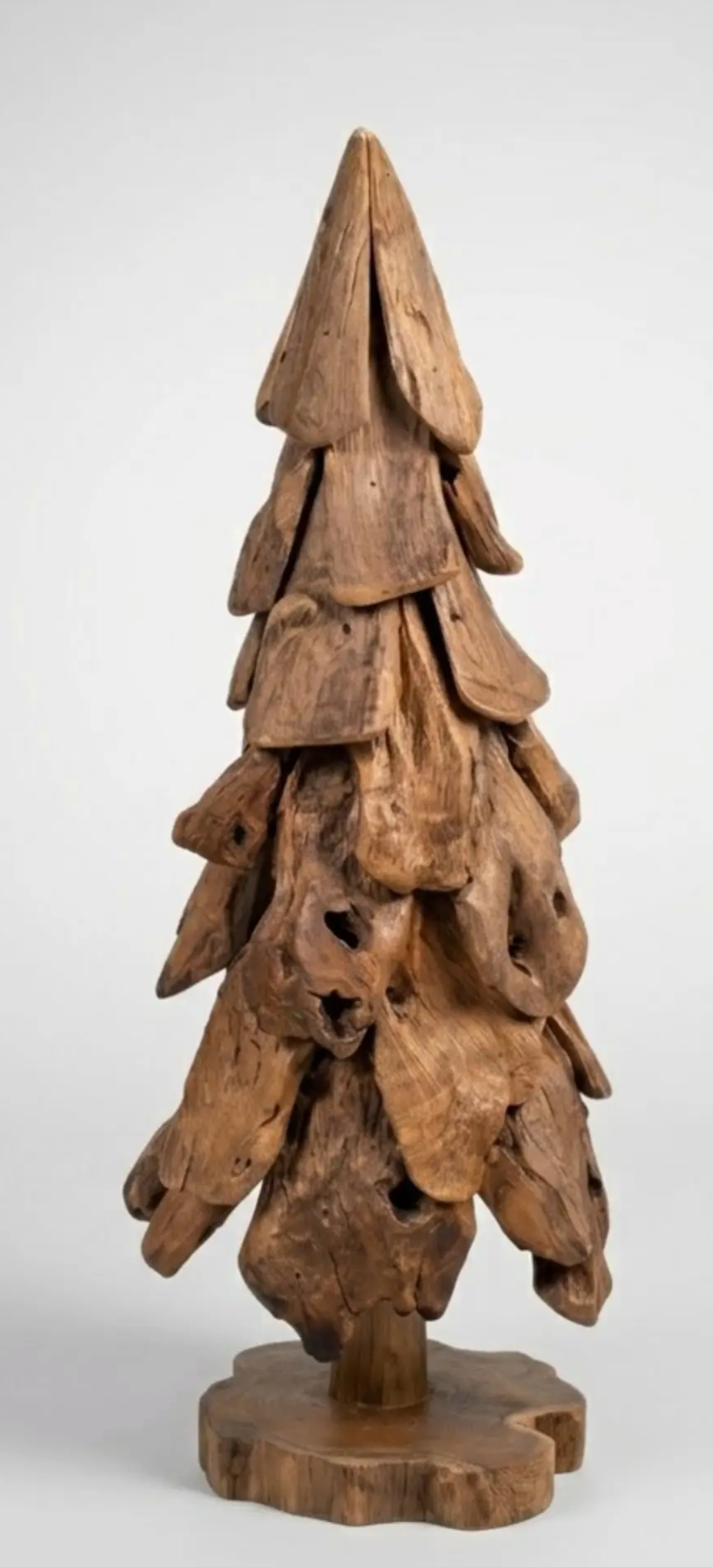 Hand Crafted Teakroot Christmas Tree