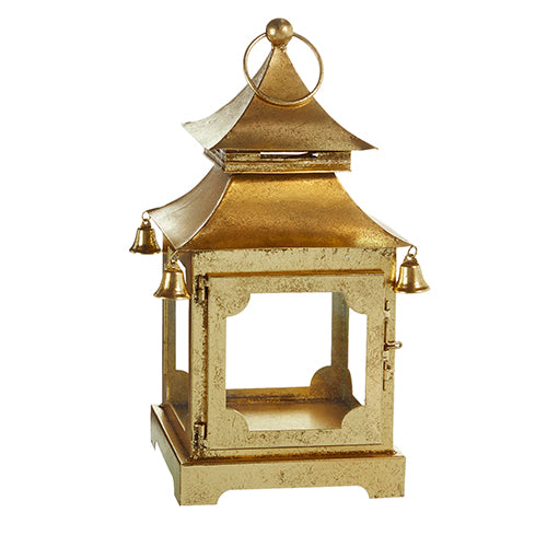 Lantern 16" Gold Pagoda