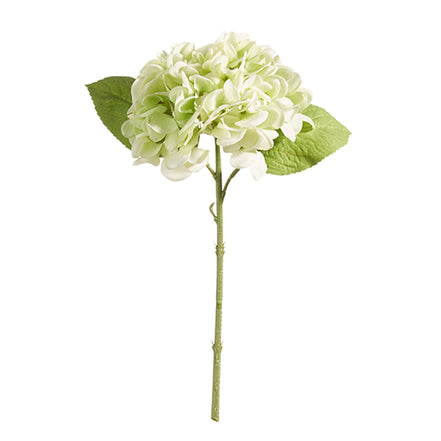 Stem 13" Real Touch Green Hydrangea