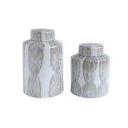 Decorative Stoneware Ginger Jar